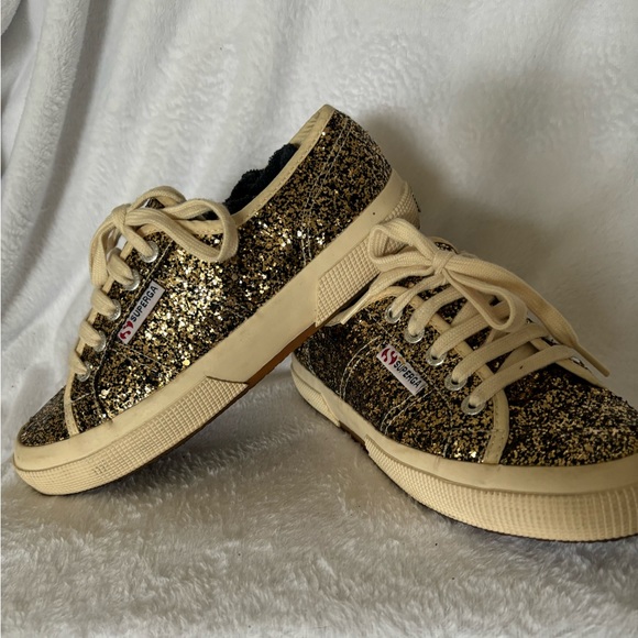 Superga glitter sneaker size 6 - Picture 1 of 6